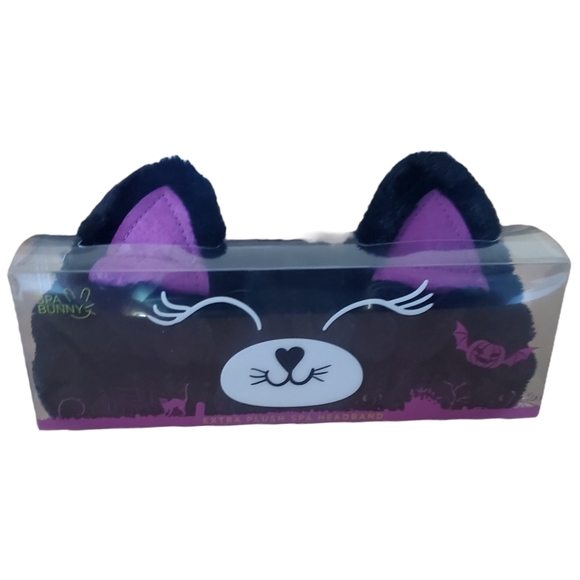 SPA BUNNY Accessories - SPA BUNNY Halloween Cat Ears HeadBand Extra Plush Spa HeadBand